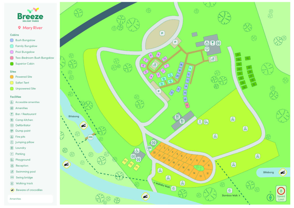Mary River Wilderness Retreat Park Map 2026